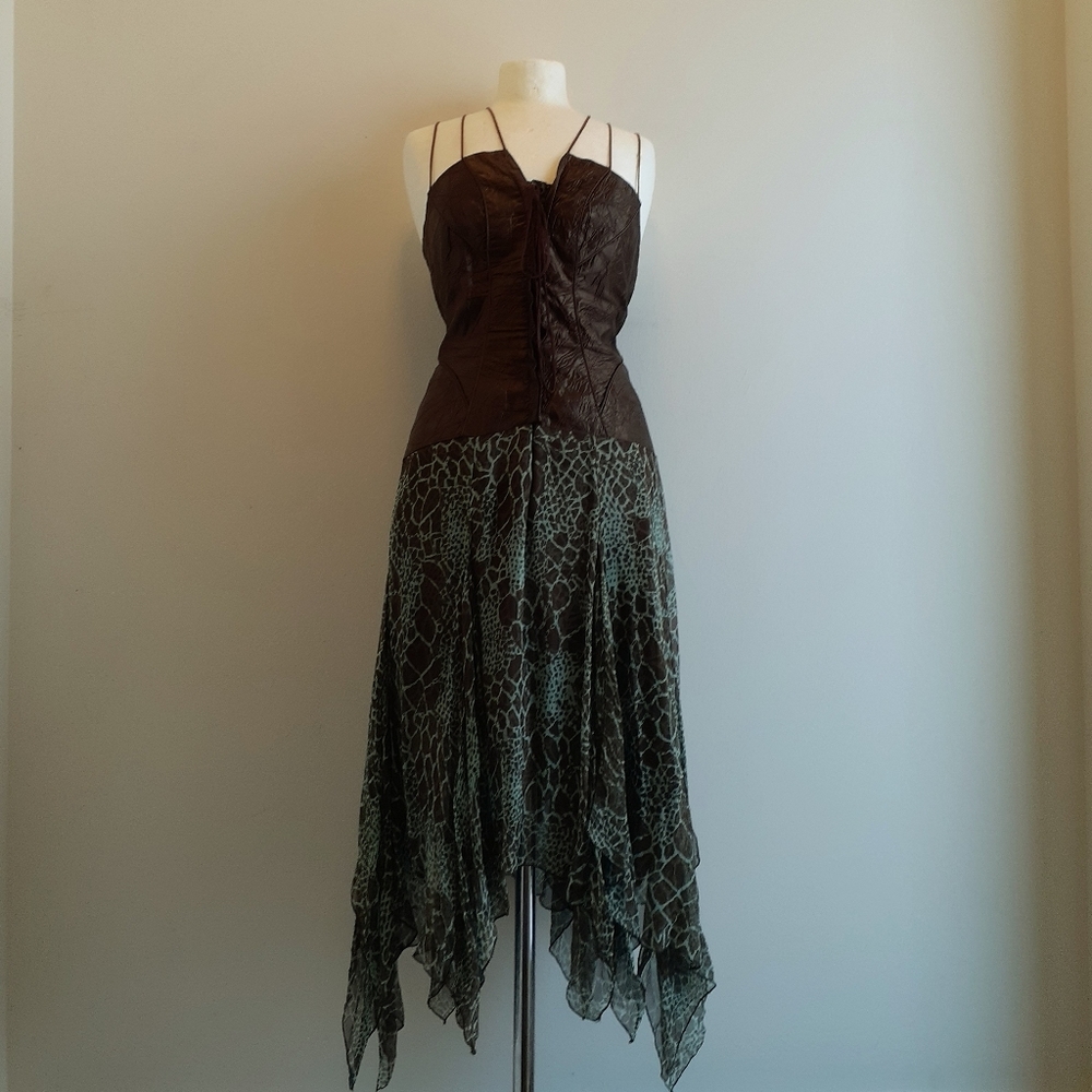 Helena Sorel Silk Handkerchief Dress SteamPunk